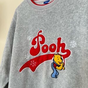 Disney Winnie the Pooh Sweatshirt Winter Themed